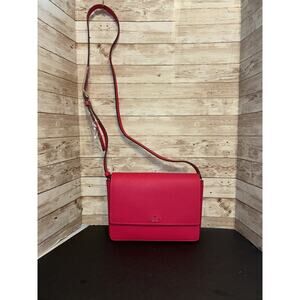 Kate Spade Cove St Dody Leather Crossbody Bag Purse Saffiano Pink Fuschia NEW